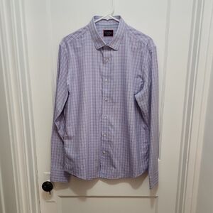 UNTUCKit Wrinkle-Free Slim Fit Button Down Dress Shirt Size Large